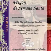 Cartel del pregón de Semana Santa Cartel del pregón de Semana Santa