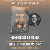 El escritor y periodista Miguel Ángel Santamaría presenta el libro "La guerra que cambió el mundo. Efemérides de la Segunda Guerra Mundial" El escritor y periodista Miguel Ángel Santamaría presenta el libro "La guerra que cambió el mundo. Efemérides de la Segunda Guerra Mundial"