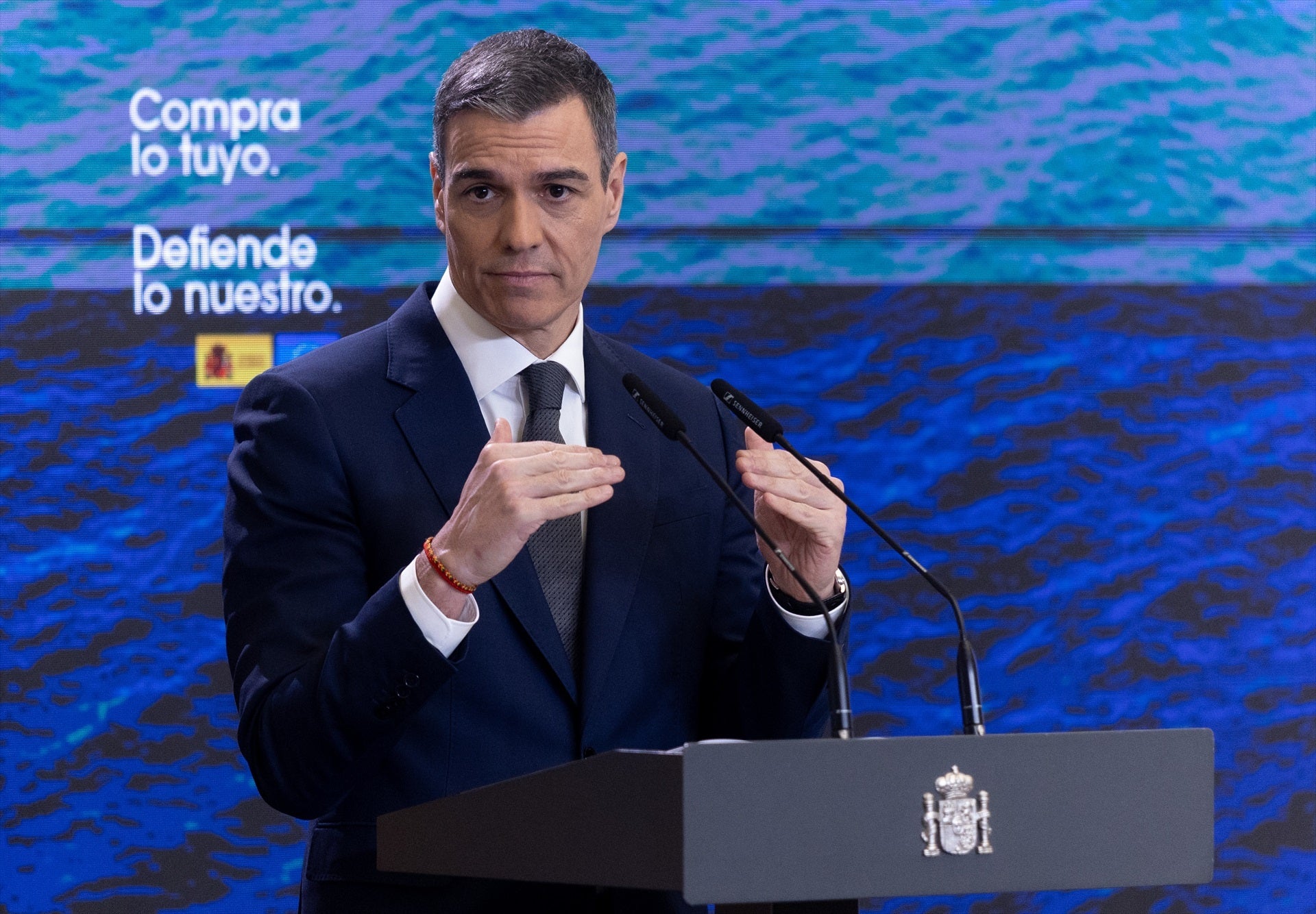 Sánchez pide a Trump que "recapacite" y anuncia un plan de 14.100 millones para mitigar el impacto de los aranceles Sánchez pide a Trump que "recapacite" y anuncia un plan de 14.100 millones para mitigar el impacto de los aranceles