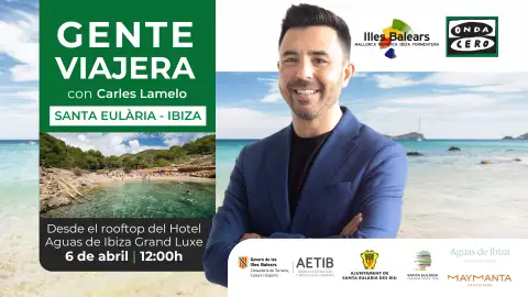 'Gente viajera' emite en directo desde Santa Eulària des Riu, en Ibiza 'Gente viajera' emite en directo desde Santa Eulària des Riu, en Ibiza