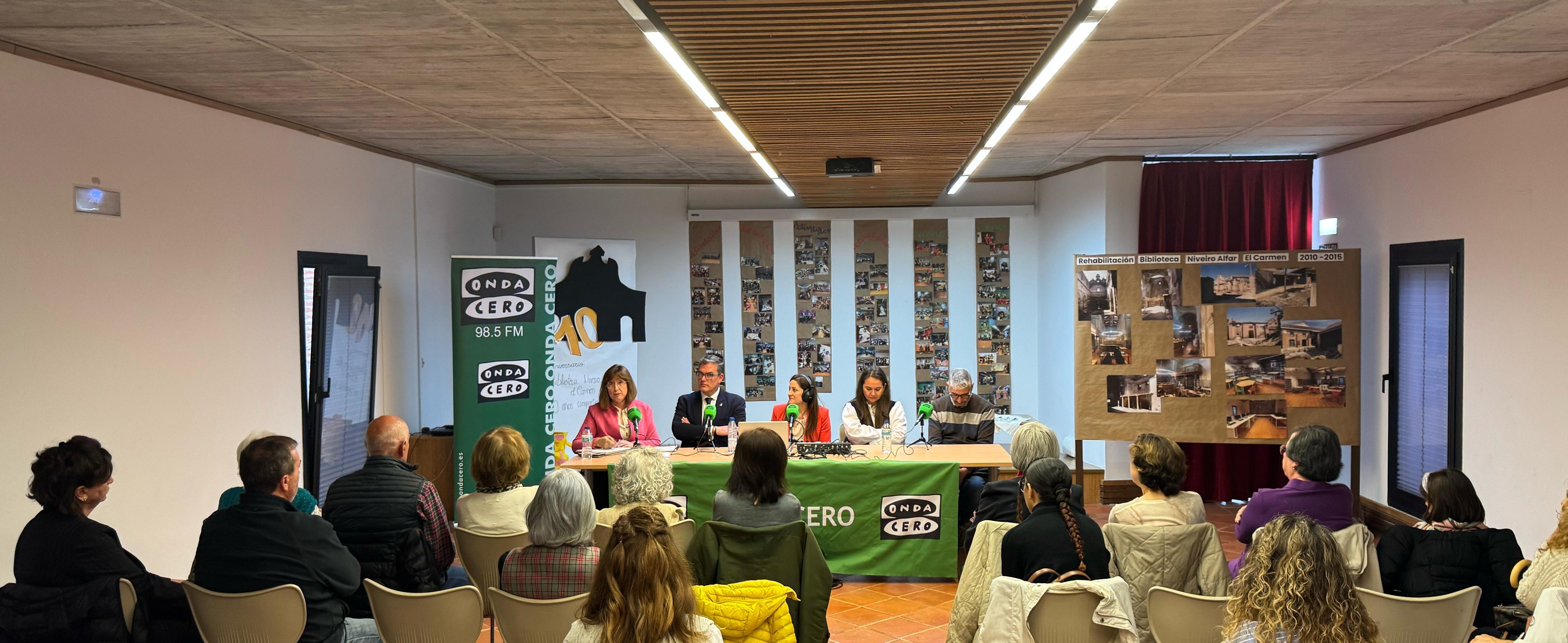 Más de Uno Talavera 04/04/25 - X Aniversario Biblioteca Niveiro Alfar El Carmen Más de Uno Talavera 04/04/25 - X Aniversario Biblioteca Niveiro Alfar El Carmen