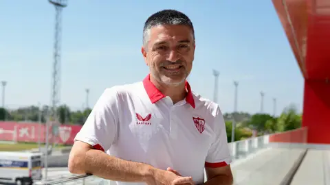 Xavier García Pimienta, entrenador del Sevilla Xavier García Pimienta, entrenador del Sevilla