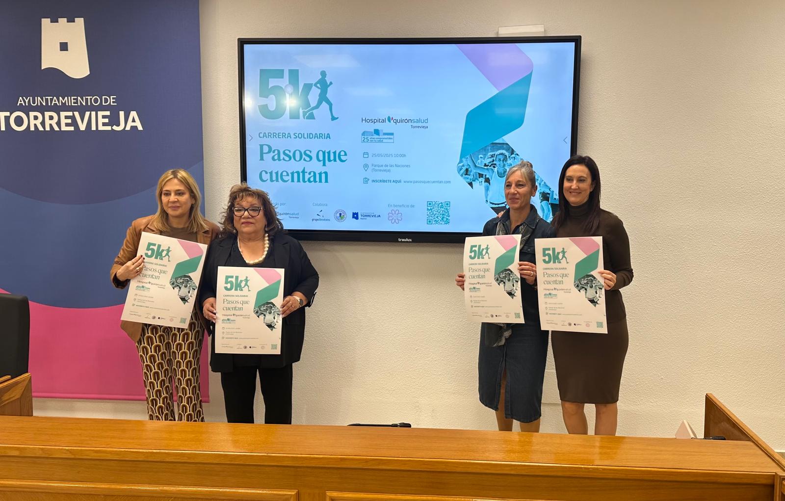 El Hospital Quirónsalud Torrevieja presenta la Carrera Solidaria ’5K pasos que cuentan’ en beneficio de AFECÁNCER El Hospital Quirónsalud Torrevieja presenta la Carrera Solidaria ’5K pasos que cuentan’ en beneficio de AFECÁNCER