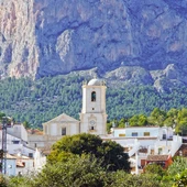 Vista del casco antiguo de La Nucía Vista del casco antiguo de La Nucía