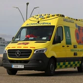 Imagen de una ambulancia de Emergencias Sanitarias 061 de Andalucía Imagen de una ambulancia de Emergencias Sanitarias 061 de Andalucía