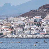 Imagen de la costa del sur de Tenerife Imagen de la costa del sur de Tenerife