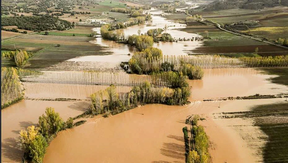 Campos inundados por las recientes lluvias Campos inundados por las recientes lluvias