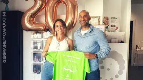 Irene Inés, empresaria y Armengol Engonga, concejal de Deportes de Guadalajara. Irene Inés, empresaria y Armengol Engonga, concejal de Deportes de Guadalajara.