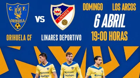 El Orihuela CF recibe en Los Arcos al Linares Deportivo, un rival directo en la tabla clasificatoria Orihuela Cf