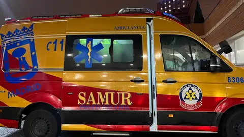Imagen de archivo de una ambulancia del SAMUR