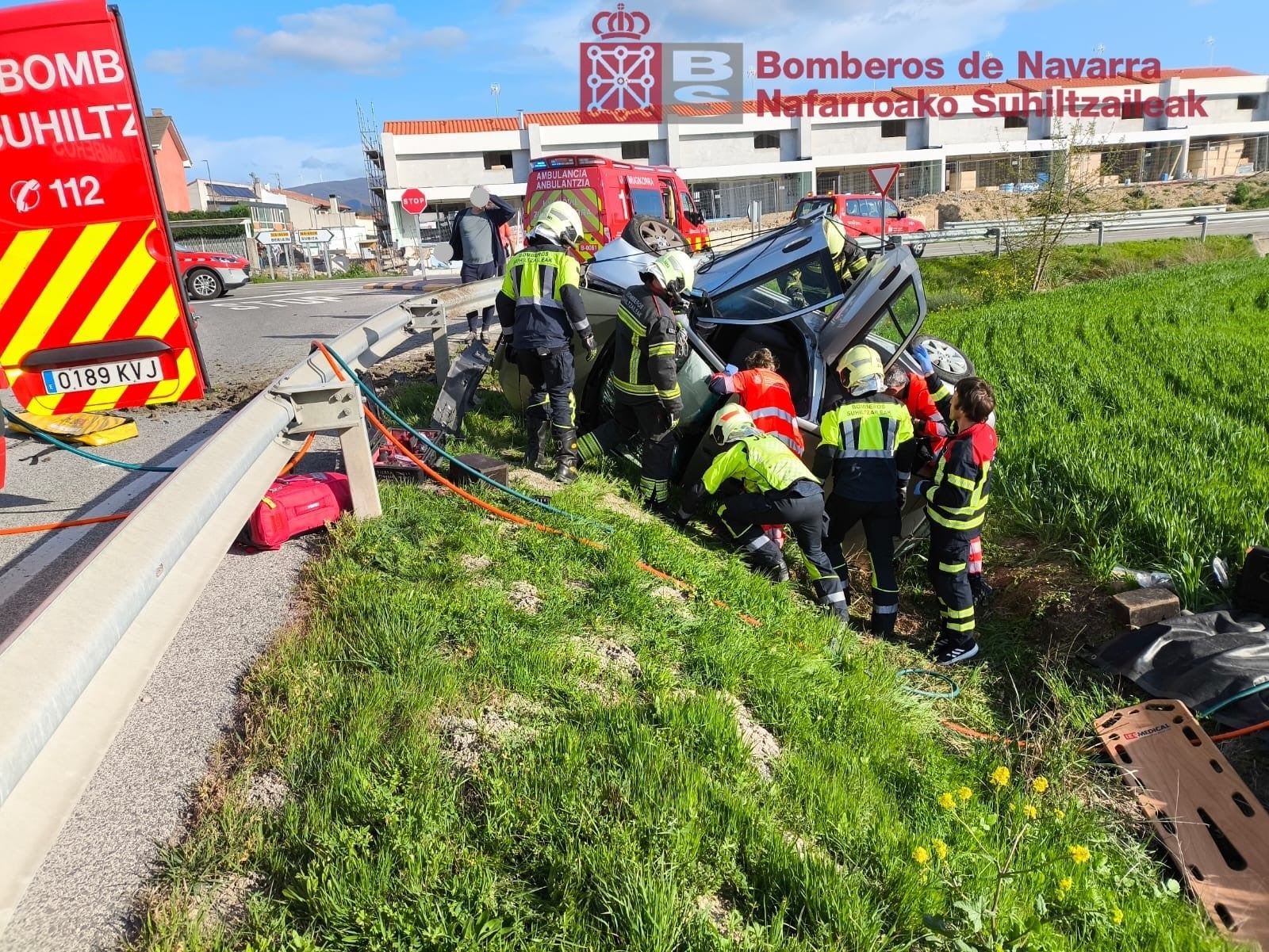 Un joven de 20 años muere en un accidente de tráfico en Beriáin Un joven de 20 años muere en un accidente de tráfico en Beriáin