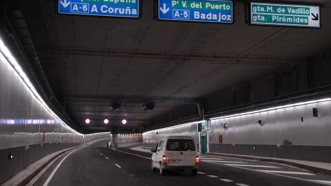 Imagen de archivo de un túnel de la M-30/ Europa Press