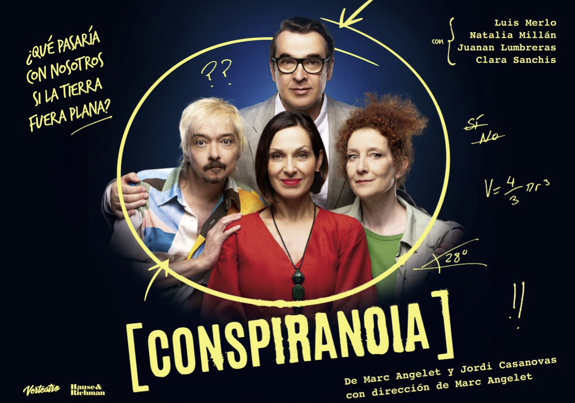 La comedia dramática Conspiranoia, con Luis Merlo y Natalia Millán como protagonistas. La comedia dramática Conspiranoia, con Luis Merlo y Natalia Millán como protagonistas.