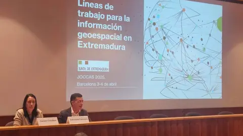 La modernización del sistema de información cartográfica de Extremadura se hace presente en unas jornadas en Barcelona La modernización del sistema de información cartográfica de Extremadura se hace presente en unas jornadas en Barcelona