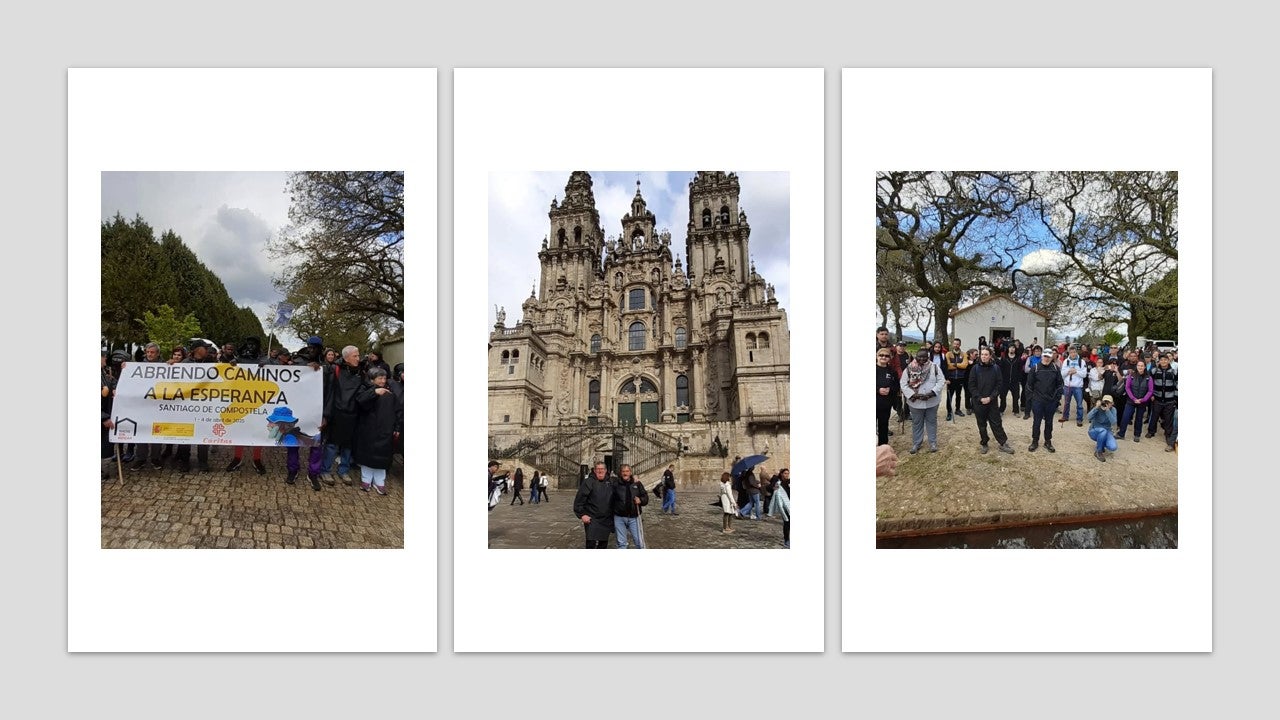 Cáritas Segovia participa en la realización de tres etapas del Camino de Santiago Cáritas Segovia participa en la realización de tres etapas del Camino de Santiago
