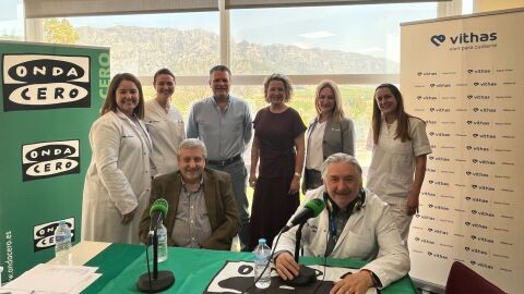 Participantes programa Onda Cero en Vithas Aguas Vivas