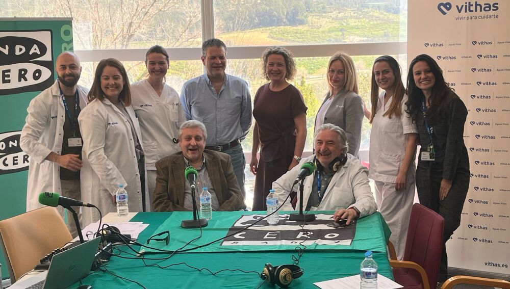 Participantes en el programa de Onda Cero en Vithas Aguas Vivas
