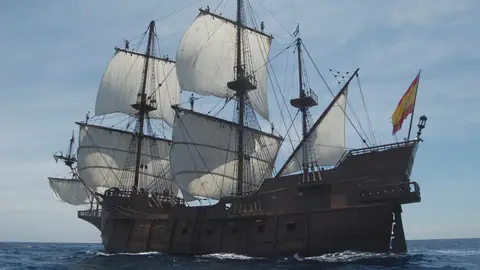 El Galeón Andalucía visita Málaga donde arranca su gran gira internacional El Galeón Andalucía visita Málaga donde arranca su gran gira internacional