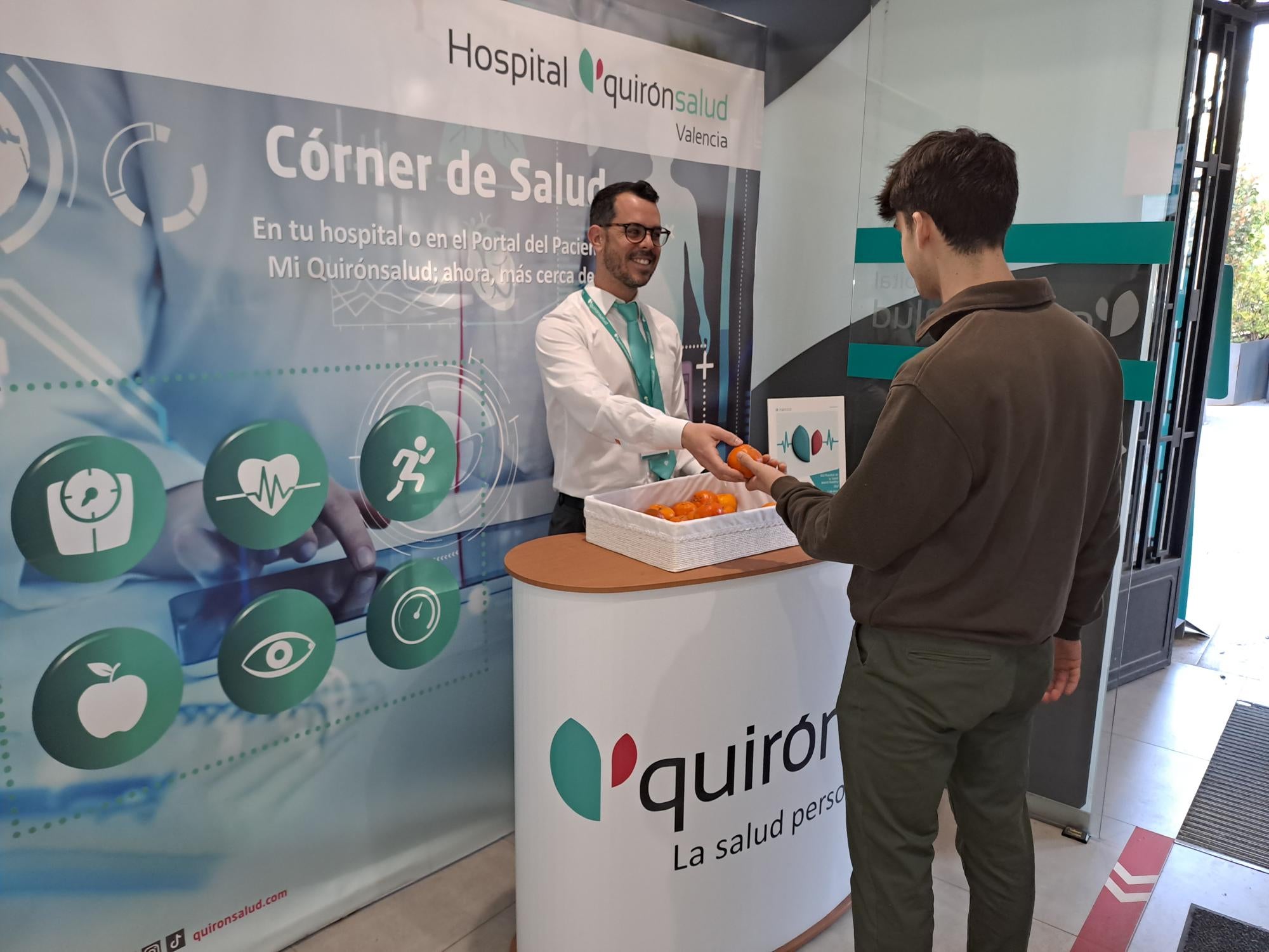 Los hospitales Quirónsalud Murcia, Quirónsalud Torrevieja y Quirónsalud Valencia se suman al Día Mundial de la Salud fomentando hábitos saludables entre sus pacientes Los hospitales Quirónsalud Murcia, Quirónsalud Torrevieja y Quirónsalud Valencia se suman al Día Mundial de la Salud fomentando hábitos saludables entre sus pacientes