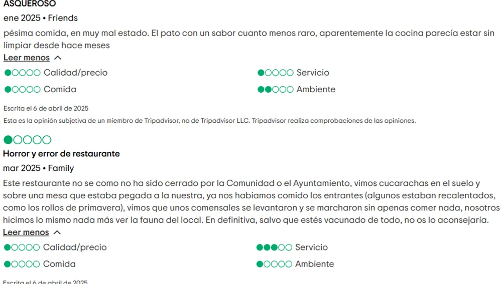 Reseña restaurante Reseña restaurante