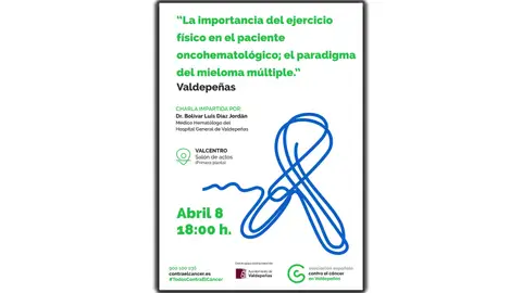 Conferencia "La importancia del ejercicio físico en el paciente oncohematológico; el paradigma del mieloma múltiple" Conferencia "La importancia del ejercicio físico en el paciente oncohematológico; el paradigma del mieloma múltiple"