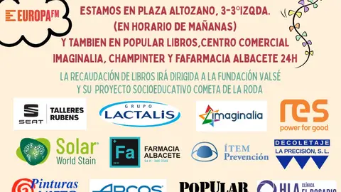 'Sonrisas de Cuento' de Onda Cero destinará los libros a la Fundación Valsé de La Roda 'Sonrisas de Cuento' de Onda Cero destinará los libros a la Fundación Valsé de La Roda