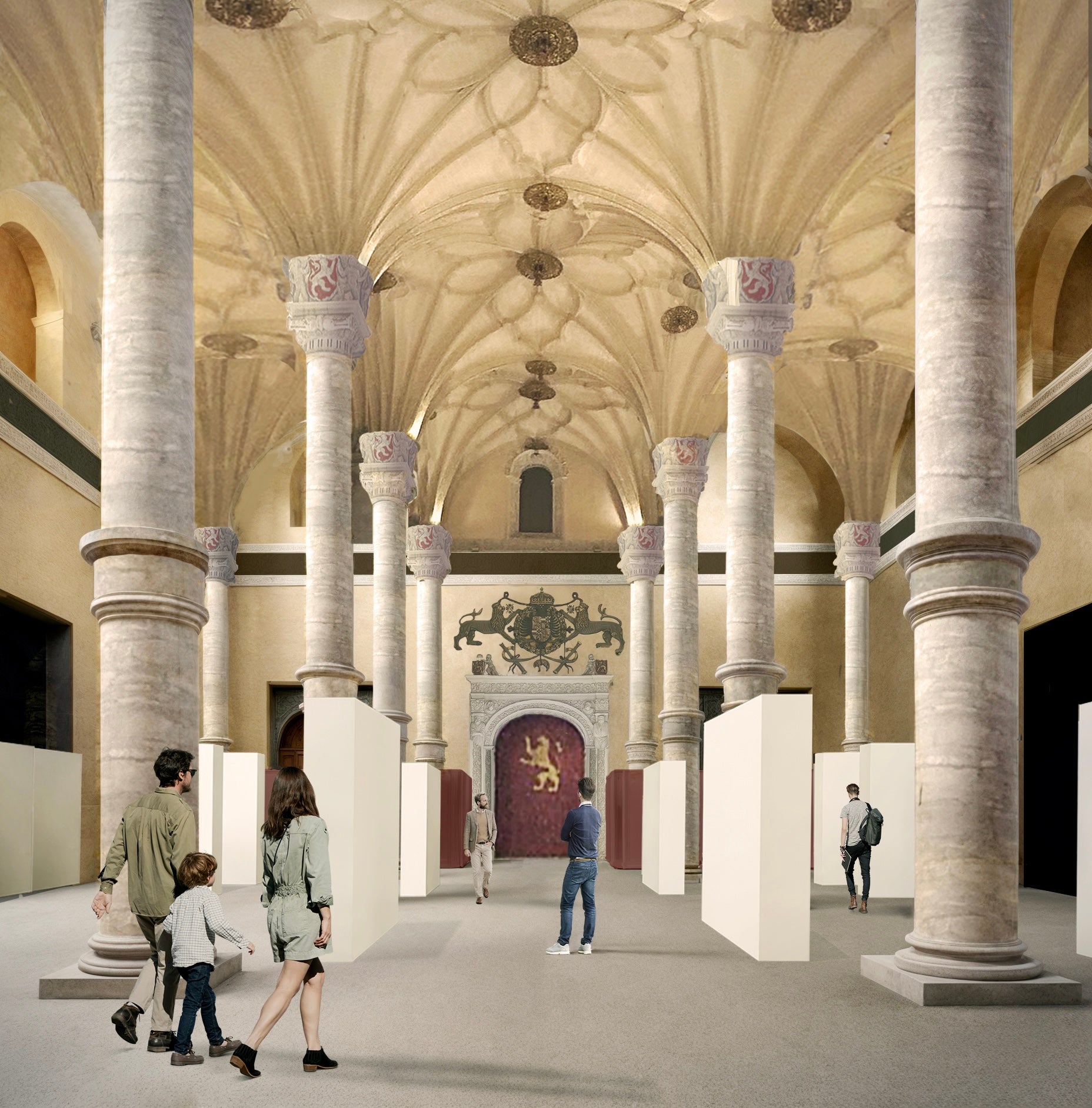 Chueca destinará 2,5 millones a la adecuación de la sala hipóstila de la Lonja Chueca destinará 2,5 millones a la adecuación de la sala hipóstila de la Lonja