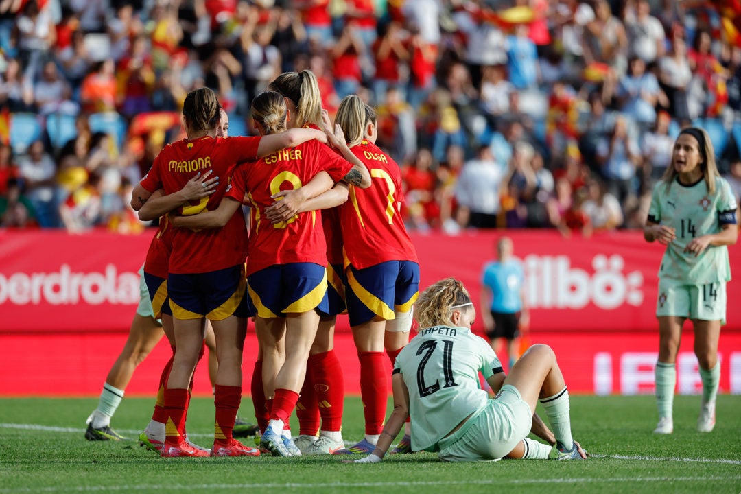 España arrolla a Portugal y ya es líder en la Nations League España arrolla a Portugal y ya es líder en la Nations League