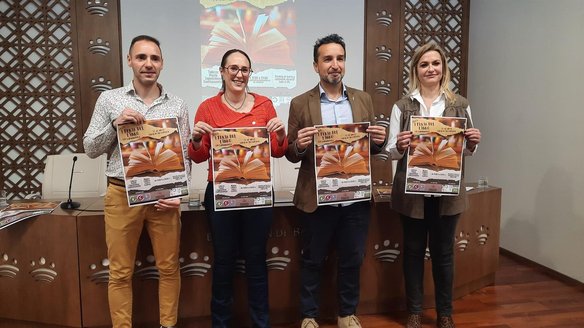 La I Feria del Libro de Calamonte propone el próximo sábado presentaciones, teatro, cuentacuentos y un recital poético La I Feria del Libro de Calamonte propone el próximo sábado presentaciones, teatro, cuentacuentos y un recital poético