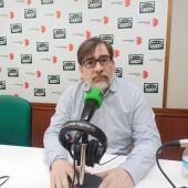Manuel Rayo, en los estudios de Onda Cero Ciudad Real