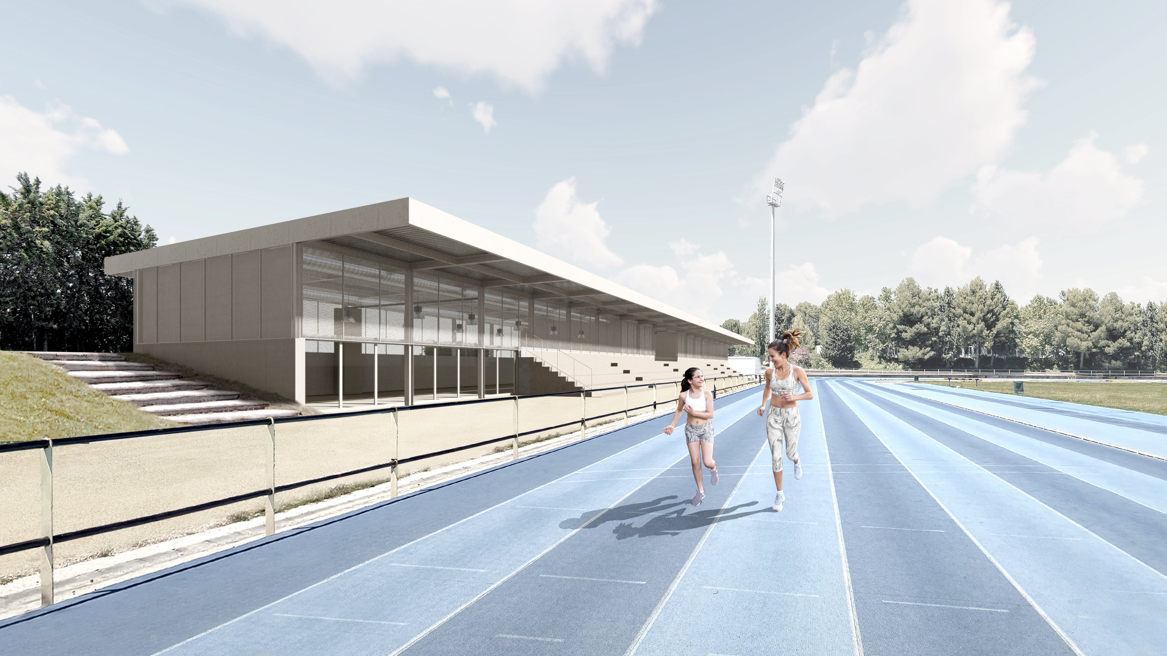 La Ciudad Deportiva de Huesca contará con un nuevo edificio de servicios y un campo multideporte La Ciudad Deportiva de Huesca contará con un nuevo edificio de servicios y un campo multideporte