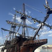 El Galeón Andalucía desembarca en Málaga y permanecerá abierto al público hasta el próximo 20 de abril
