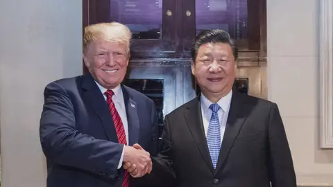 Foto de archivo. Donald Trump y Xi Jinping el 1 de diciembre de 2018. Foto de archivo. Donald Trump y Xi Jinping el 1 de diciembre de 2018.