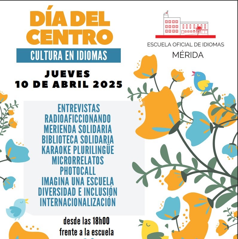 La Escuela Oficial de Idiomas sale a la calle el jueves para conmemorar el Día del Centro La Escuela Oficial de Idiomas sale a la calle el jueves para conmemorar el Día del Centro