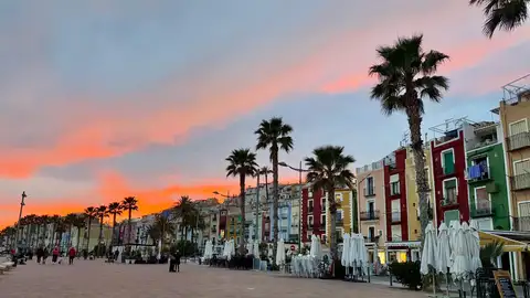 Villajoyosa al anochecer Villajoyosa al anochecer