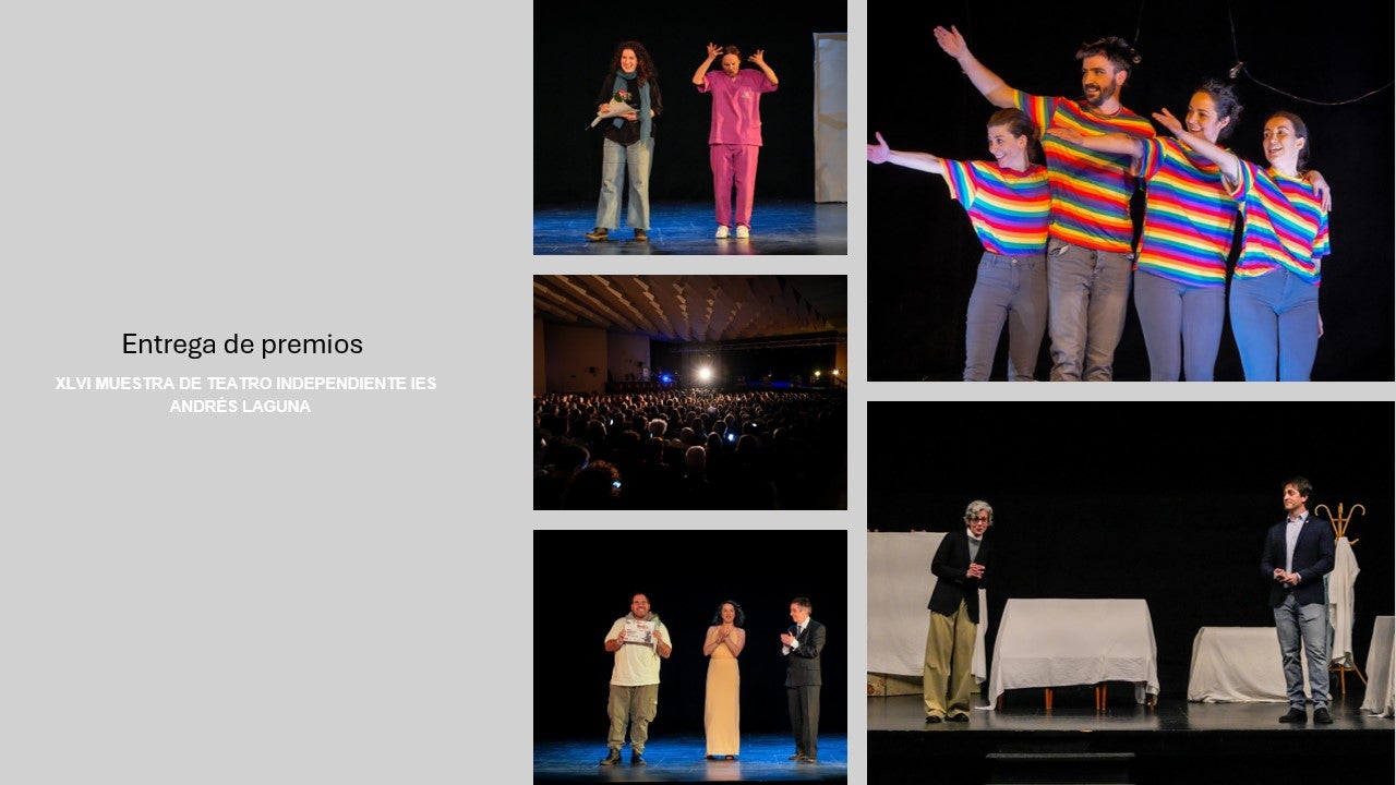 La entrega de premios pone el broche a una muestra de teatro Andrés Laguna que celebra la gran acogida La entrega de premios pone el broche a una muestra de teatro Andrés Laguna que celebra la gran acogida