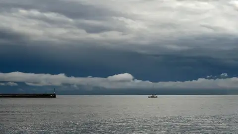 Imagen del cielo de Canarias en los previos a una borrasca, en este caso 'Oliver' Imagen del cielo de Canarias en los previos a una borrasca, en este caso 'Oliver'