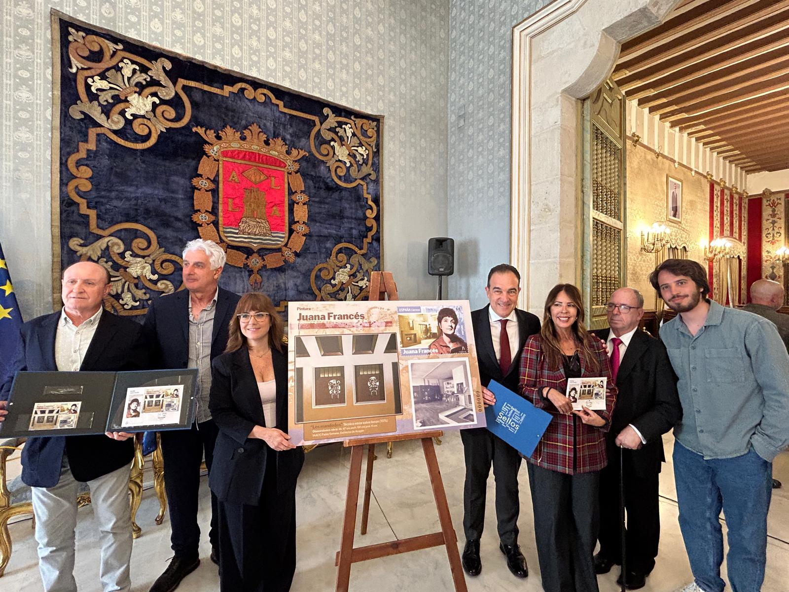 Correos dedica un sello a la artista alicantina Juana Francés Correos dedica un sello a la artista alicantina Juana Francés