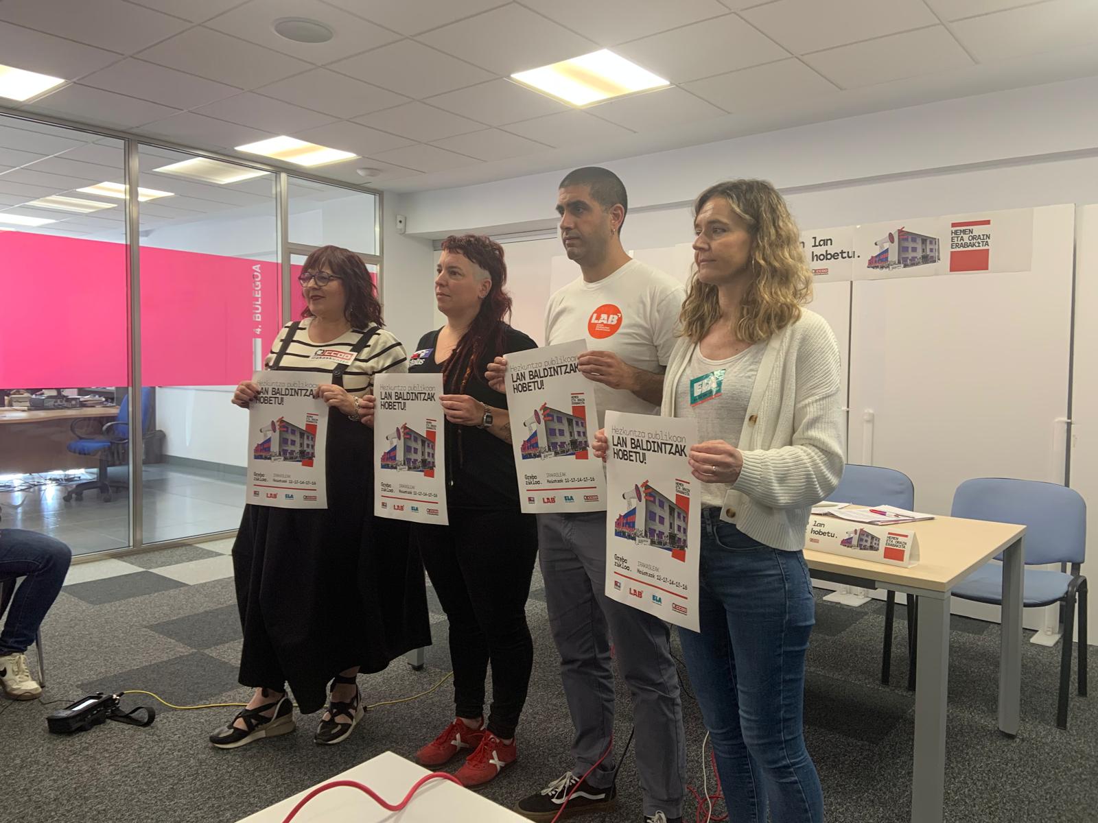 Sin tregua: cinco jornadas más de huelga en la educación pública vasca Sin tregua: cinco jornadas más de huelga en la educación pública vasca