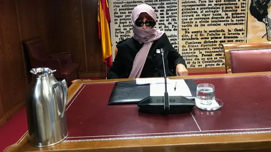 La ex pareja de Koldo llega enmascarada y no declara La ex pareja de Koldo llega enmascarada y no declara