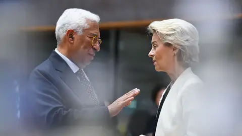 El presidente del Consejo Europeo, António Costa, y la presidenta de la Comisión Europea, Ursula Von der Leyen, en una foto de archivo El presidente del Consejo Europeo, António Costa, y la presidenta de la Comisión Europea, Ursula Von der Leyen, en una foto de archivo