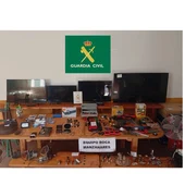 Objetos aprehendidos por la Guardia Civil Objetos aprehendidos por la Guardia Civil