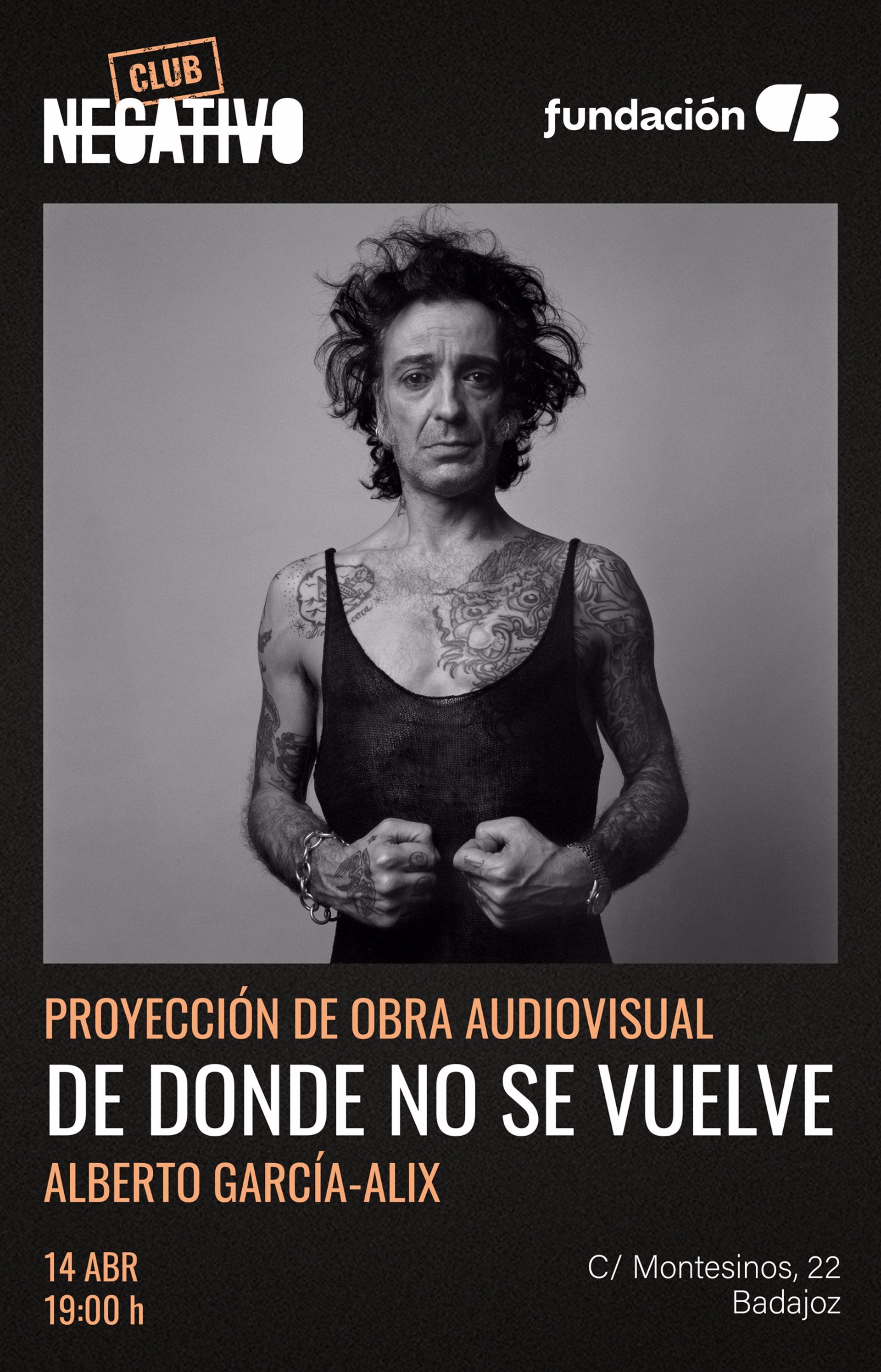 El fotógrafo Alberto García-Alix presenta este lunes en Badajoz su obra audiovisual 'De donde no se vuelve' El fotógrafo Alberto García-Alix presenta este lunes en Badajoz su obra audiovisual 'De donde no se vuelve'