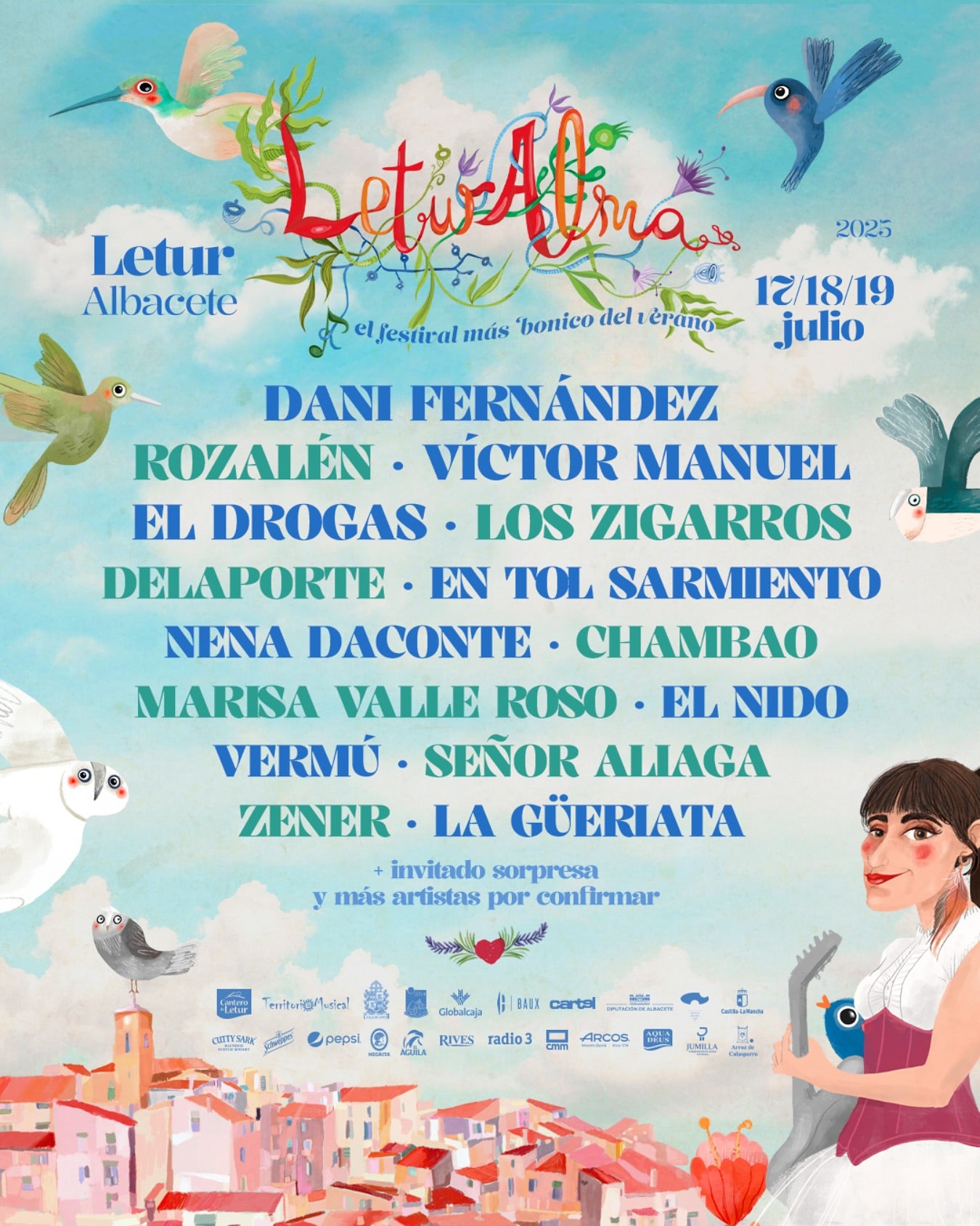 Dani Fernández y Víctor Manuel también estarán en Leturalma 2025 Dani Fernández y Víctor Manuel también estarán en Leturalma 2025