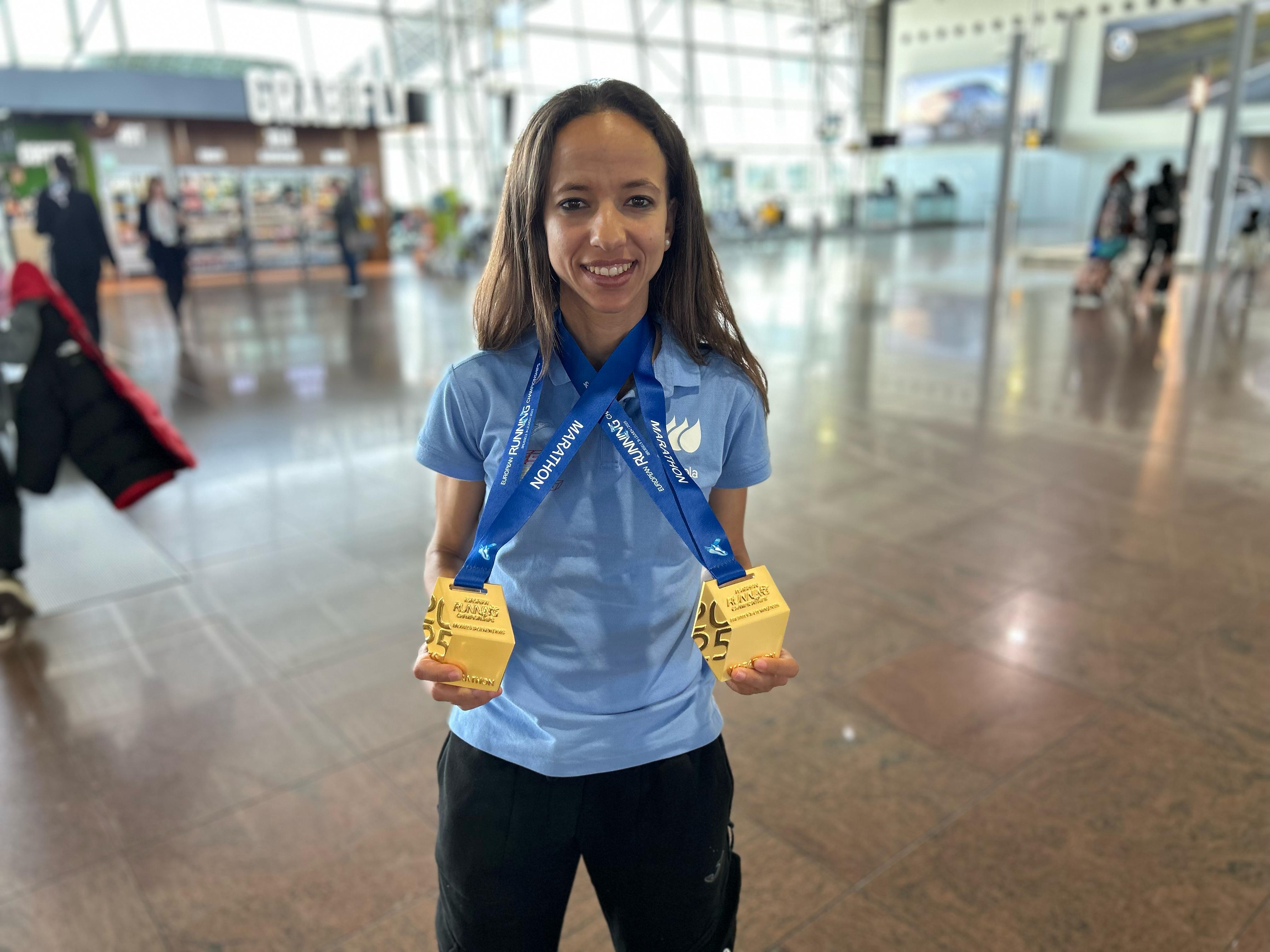 Fátima Ouhaddou: "En Aguilar me conocen porque voy corriendo a todos los sitios" Fátima Ouhaddou: "En Aguilar me conocen porque voy corriendo a todos los sitios"