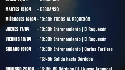 Planning trabajo Real Oviedo Planning trabajo Real Oviedo