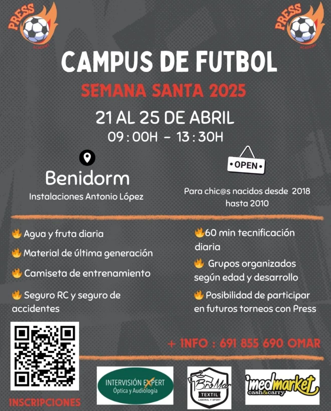 Benidorm organiza un campus de tecnificación en Semana Santa para jóvenes Benidorm organiza un campus de tecnificación en Semana Santa para jóvenes