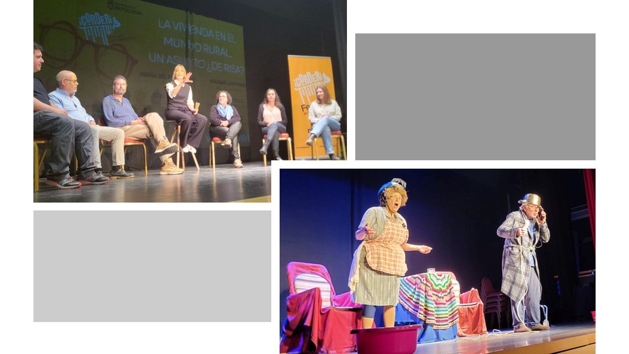 Humor y reflexión sobre la despoblación y el acceso a la vivienda en la reciente jornada del Corderitititito Humor y reflexión sobre la despoblación y el acceso a la vivienda en la reciente jornada del Corderitititito