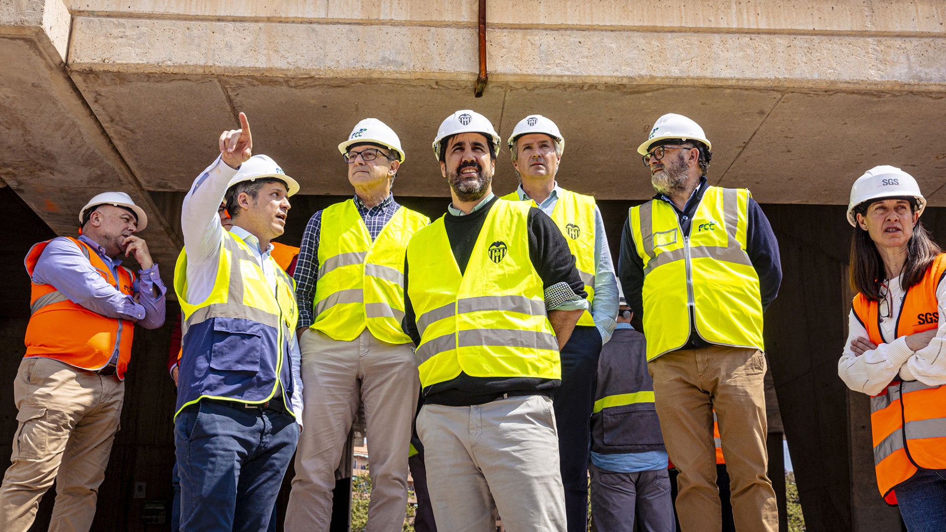 La Generalitat Valenciana visitan las obras del Nou Mestalla para comprobar el estado de las obras La Generalitat Valenciana visitan las obras del Nou Mestalla para comprobar el estado de las obras