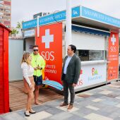 En marcha el servicio de socorrismo en la Cala de Finestrat que estará operativo hasta el 28 de abril 